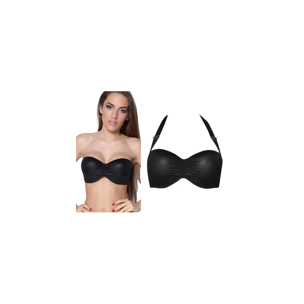 V.I.P.A. Noelle czerń biustonosz bandeau do stroju kąpielowego