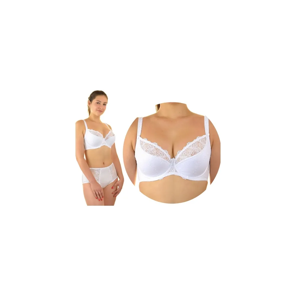 Dalia Emilia biała K24 biustonosz semi- soft