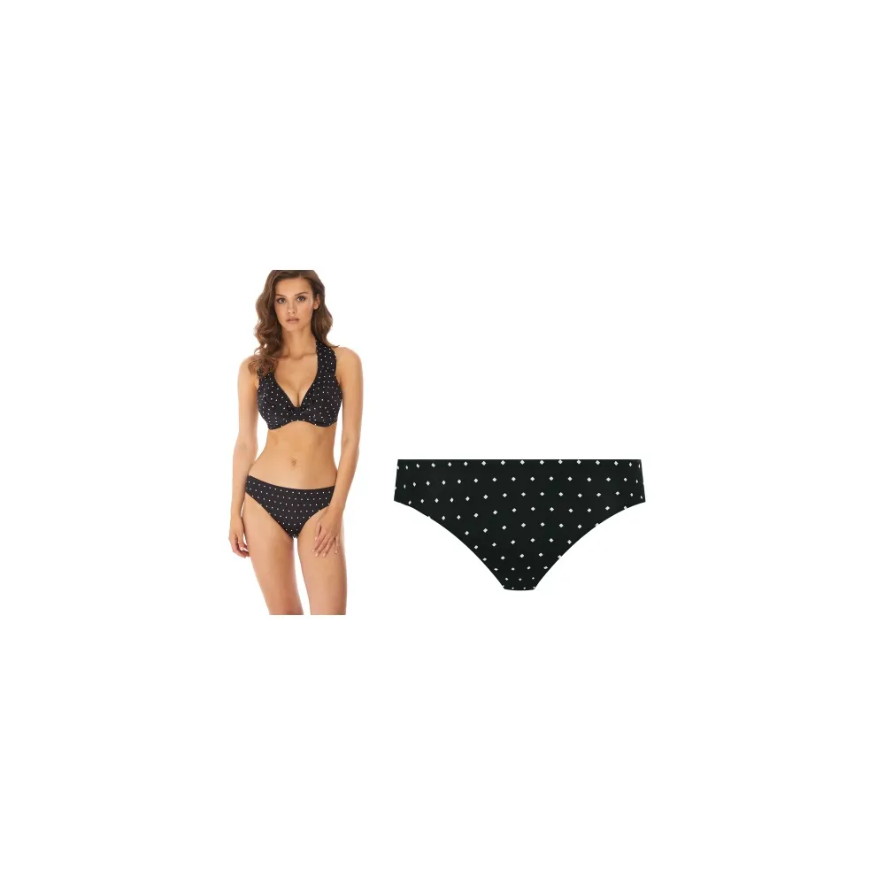Freya Jewel Cove black figi bikini do stroju kąpielowego
