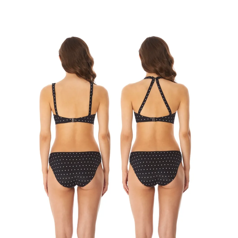 Freya Jewel Cove black figi bikini do stroju kąpielowego
