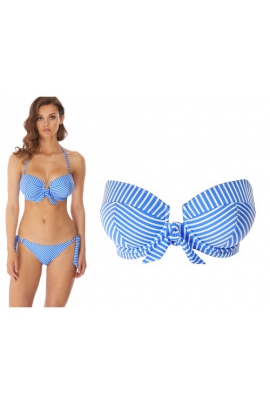 Freya Beach Hut blue moon biustonosz bandeau do stroju kąpielowego