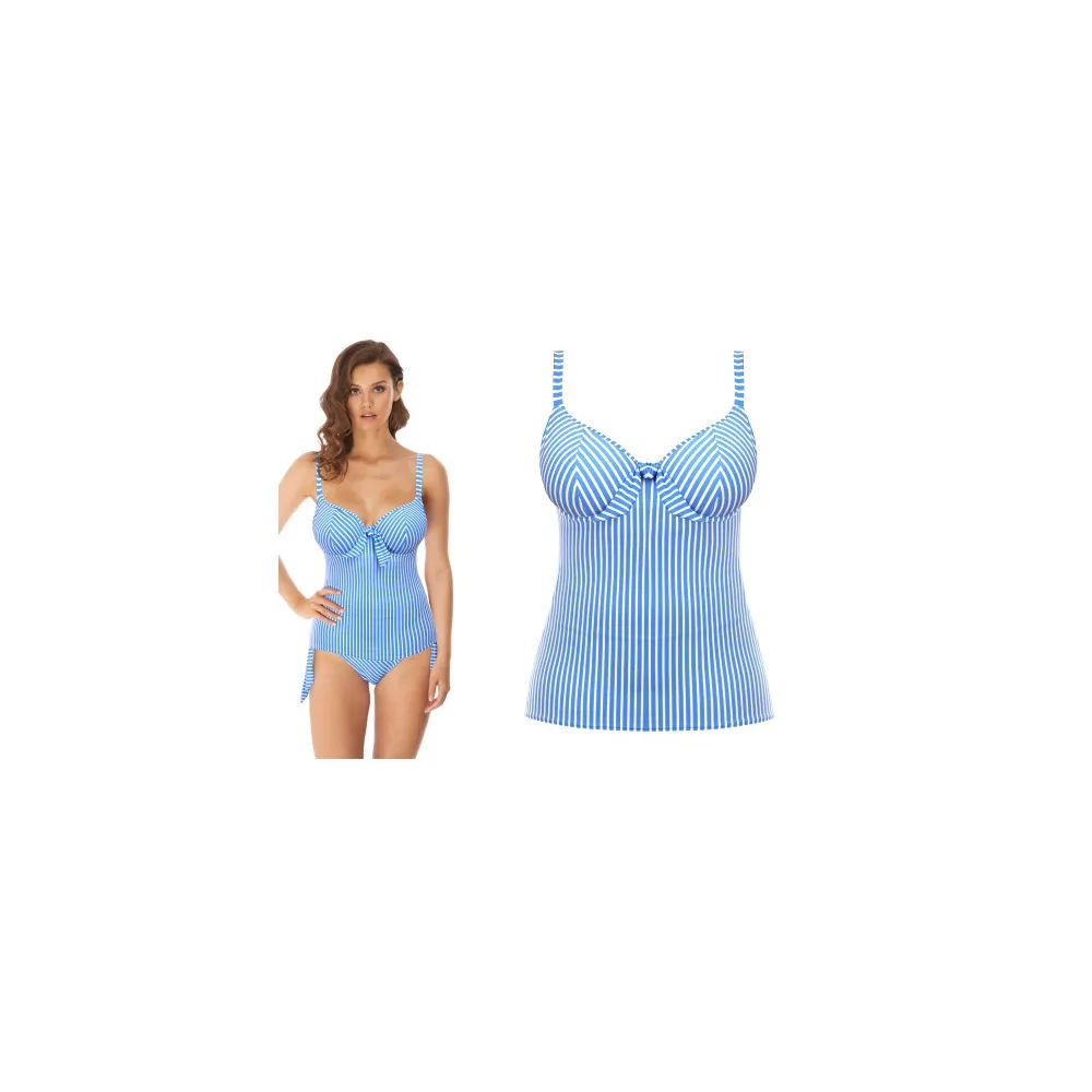 Freya Beach Hut blue moon tankini koszulka kąpielowa