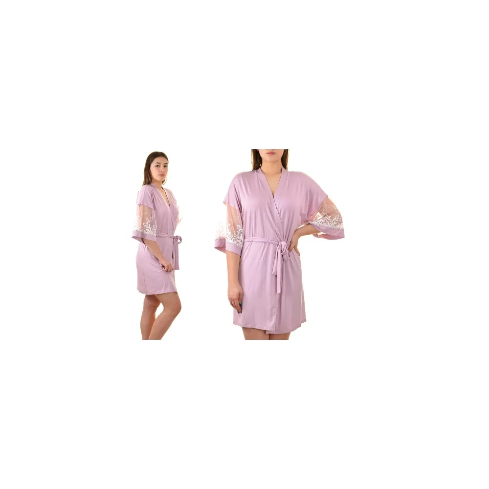 Vanilla szlafrok damski 3313 lilac