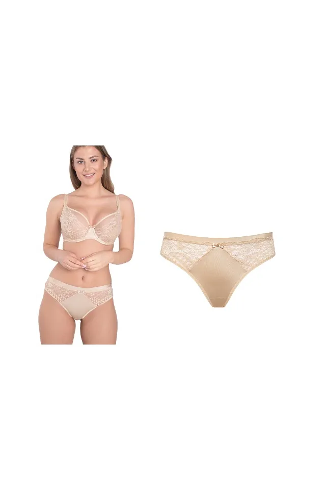 Samanta Rosalia M300 beż figi tanga