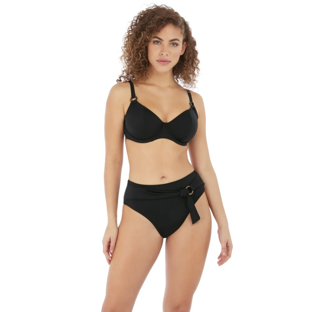 Freya Coco Wave black figi wysokie do stroju kąpielowego