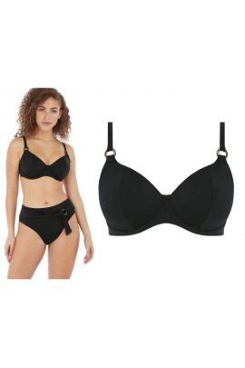 Freya Coco Wave black biustonosz plunge soft do stroju kąpielowego