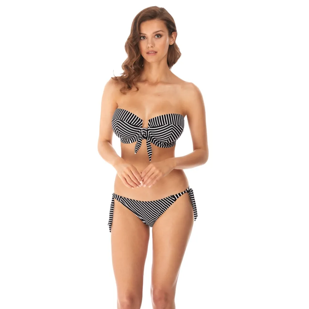 Freya Beach Hut black bandeau biustonosz do stroju kąpielowego
