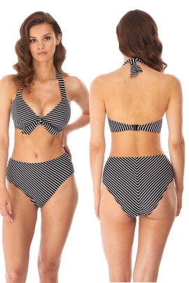 Freya Beach Hut black figi high waist do stroju kąpielowego