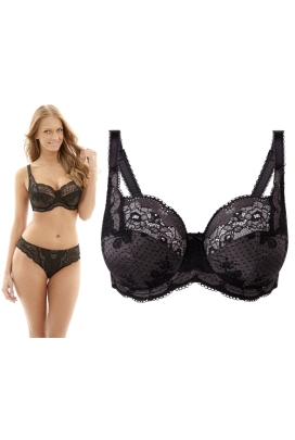 Panache Clara charcoal/black biustonosz soft