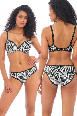 Freya Gemini Palm monochrome figi klasyczne bikini do stroju kąpielowego