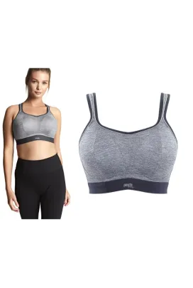 Panache Sport charcoal marl biustonosz sportowy bezfiszbinowy