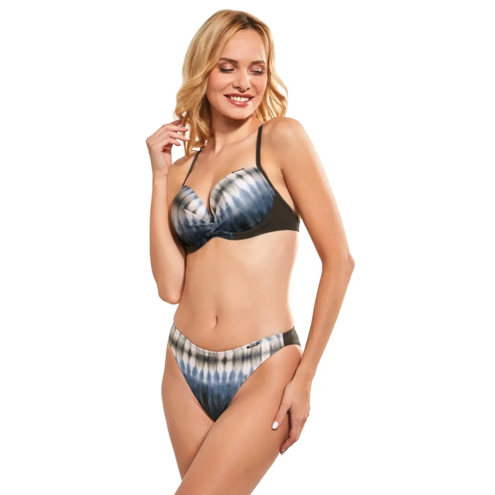 KrisLine Pradesh khaki brassiere biustonosz push-up do stroju kąpielowego