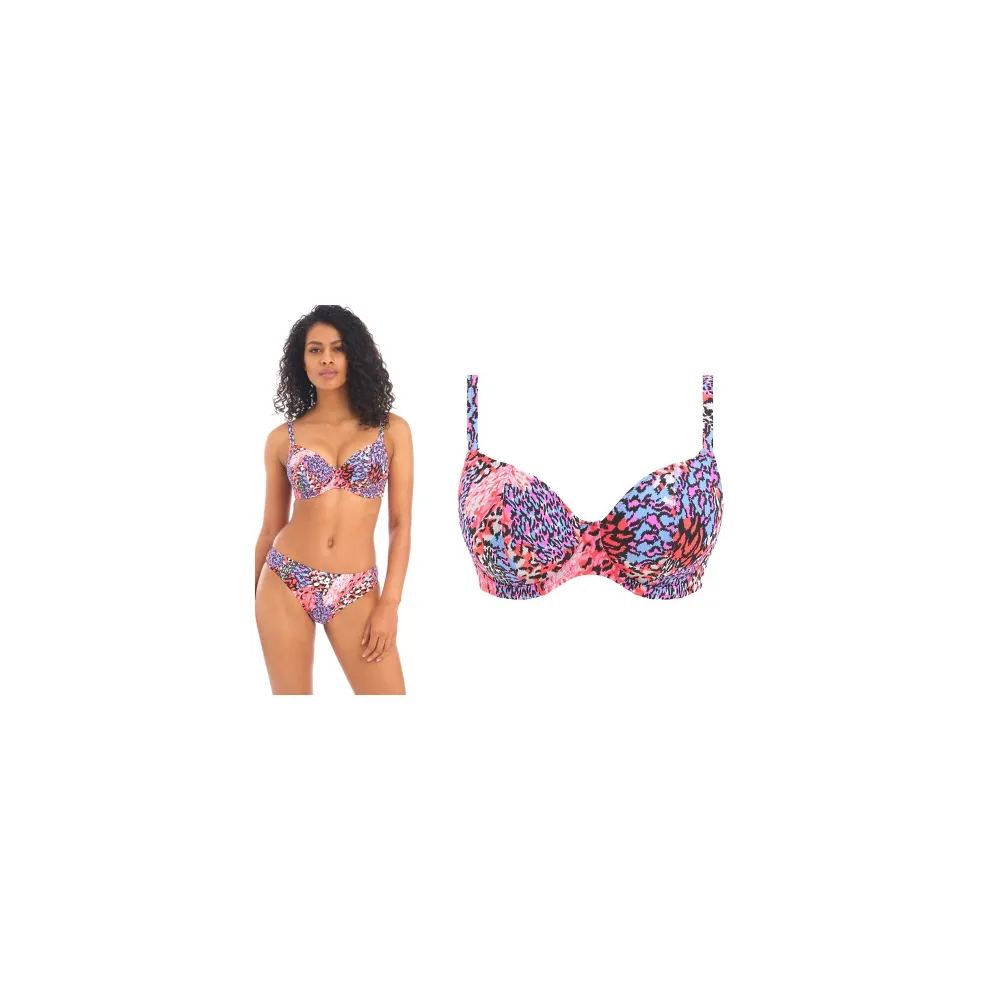 Freya Serengeti Haze multi plunge biustonosz soft do stroju kąpielowego
