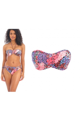 Freya Serengeti Haze multi bandeau biustonosz do stroju kąpielowego