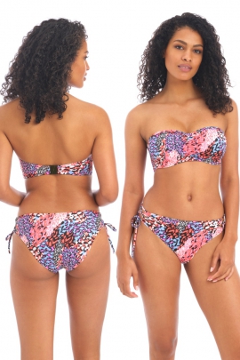 Freya Serengeti Haze multi bandeau biustonosz do stroju kąpielowego