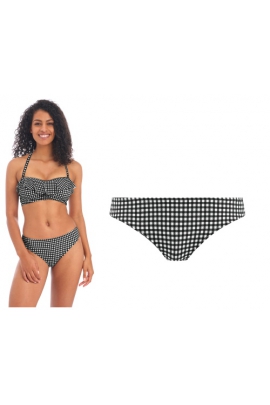 Freya Check in figi bikini monochrmoe do stroju kąpielowego