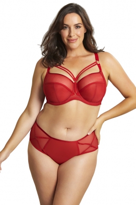 Sculptresse Dionne fiery red figi midi