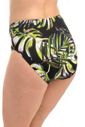 Fantasie Palm Valley figi high waist  black  do stroju kąpielowego