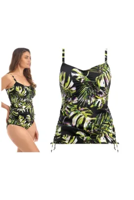 Fantasie Palm Valley black  tankini koszulka do stroju kąpielowego