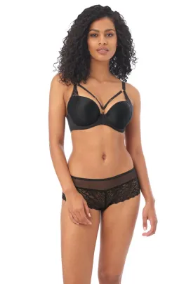 Freya Temptress black deco plunge biustonosz usztywniany