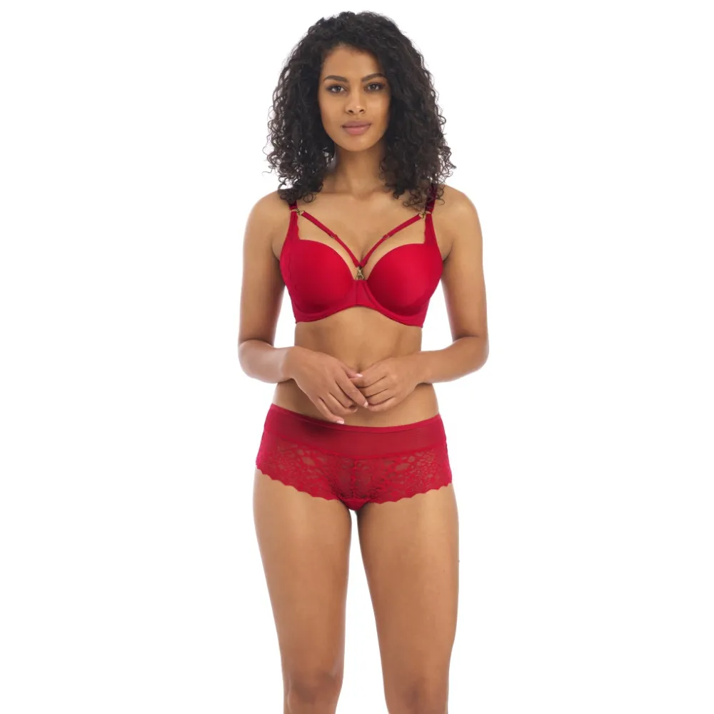 Freya Temptress cherry deco plunge biustonosz usztywniany
