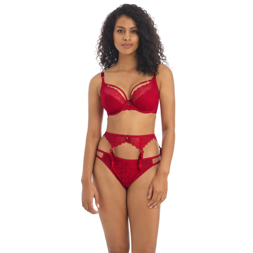 Freya Temptress cherry soft plunge biustonosz