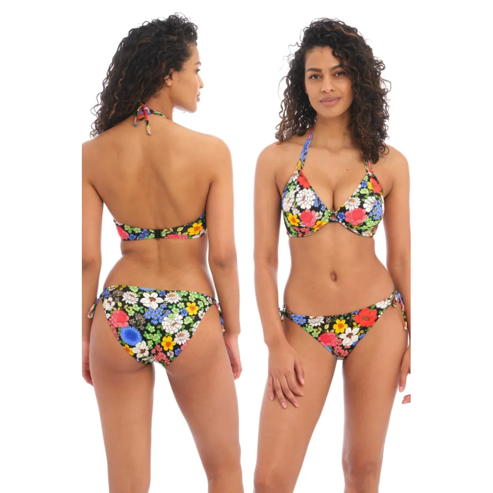 Freya Floral Haze multi figi wiązane do stroju kąpielowego