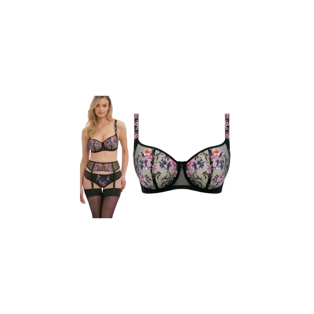 Fantasie Aurelia black balconette biustonosz soft