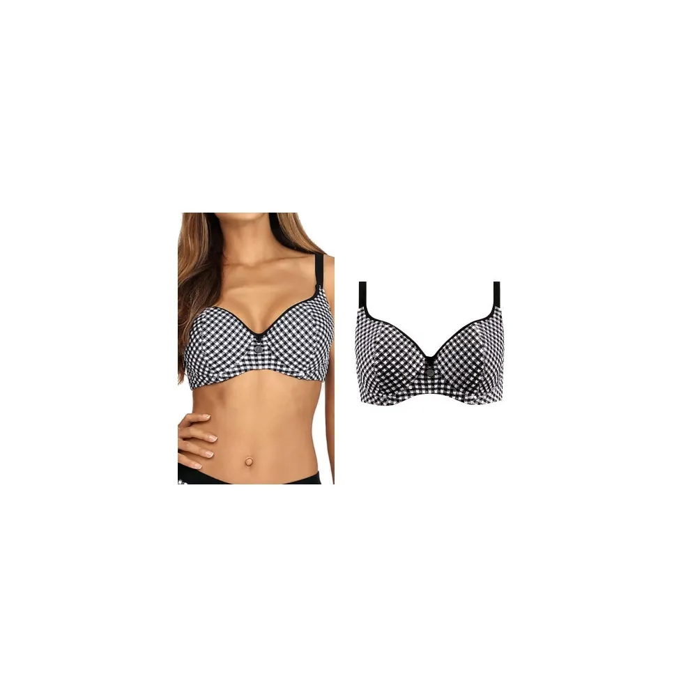 Feba kratka monochrom FG05 824 usztywniany biustonosz do stroju kąpielowego
