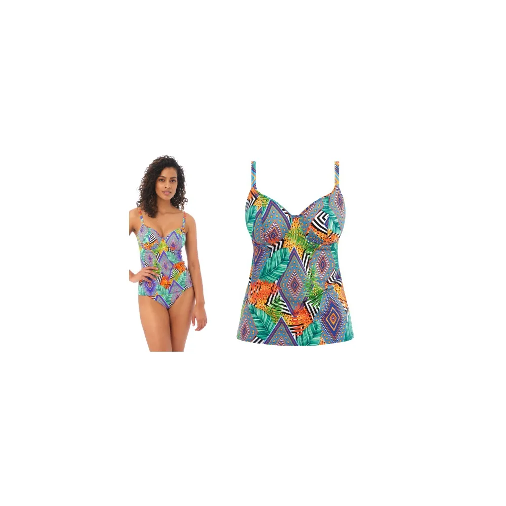 Freya Cala Palma multi tankini koszulka do stroju kąpielowego