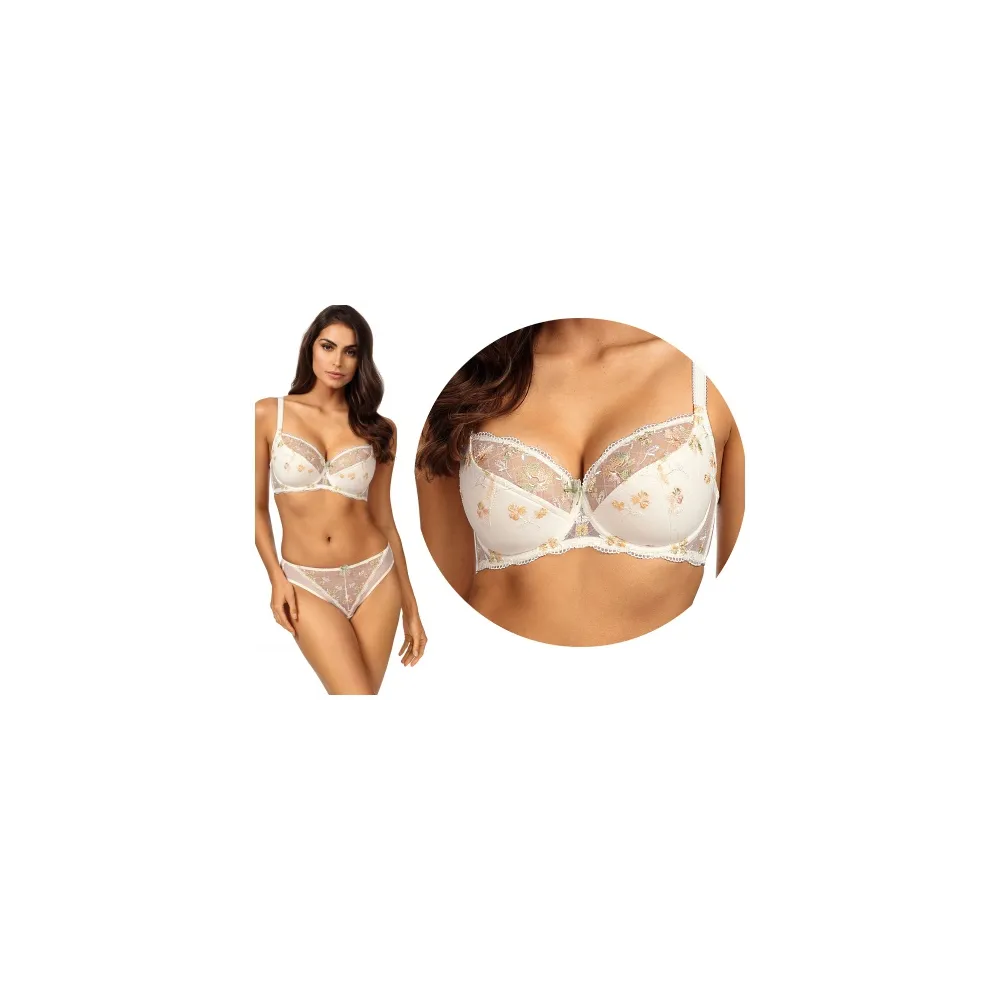 Ewa Bien Tamal ecru B150 biustonosz semi-soft