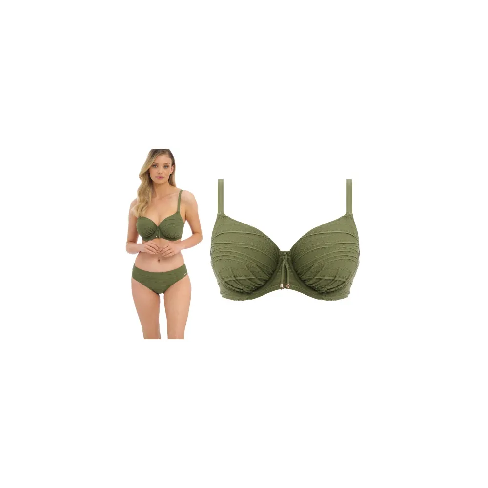 Fantasie Beach waves olive full cup biustonosz soft do stroju kąpielowego