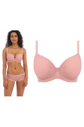 Freya Tailored ash rose Deco plunge biustonosz usztywniany