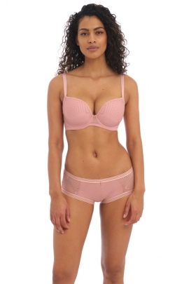 Freya Tailored ash rose Deco plunge biustonosz usztywniany