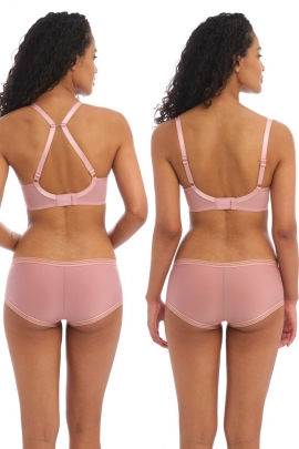 Freya Tailored ash rose Deco plunge biustonosz usztywniany