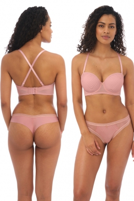 Freya Tailored ash rose strapless biustonosz bez ramiączek