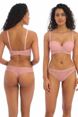 Freya Tailored ash rose strapless biustonosz bez ramiączek