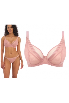 Freya Tailored ash rose high apex biustonosz soft