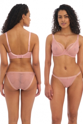 Freya Tailored ash rose high apex biustonosz soft