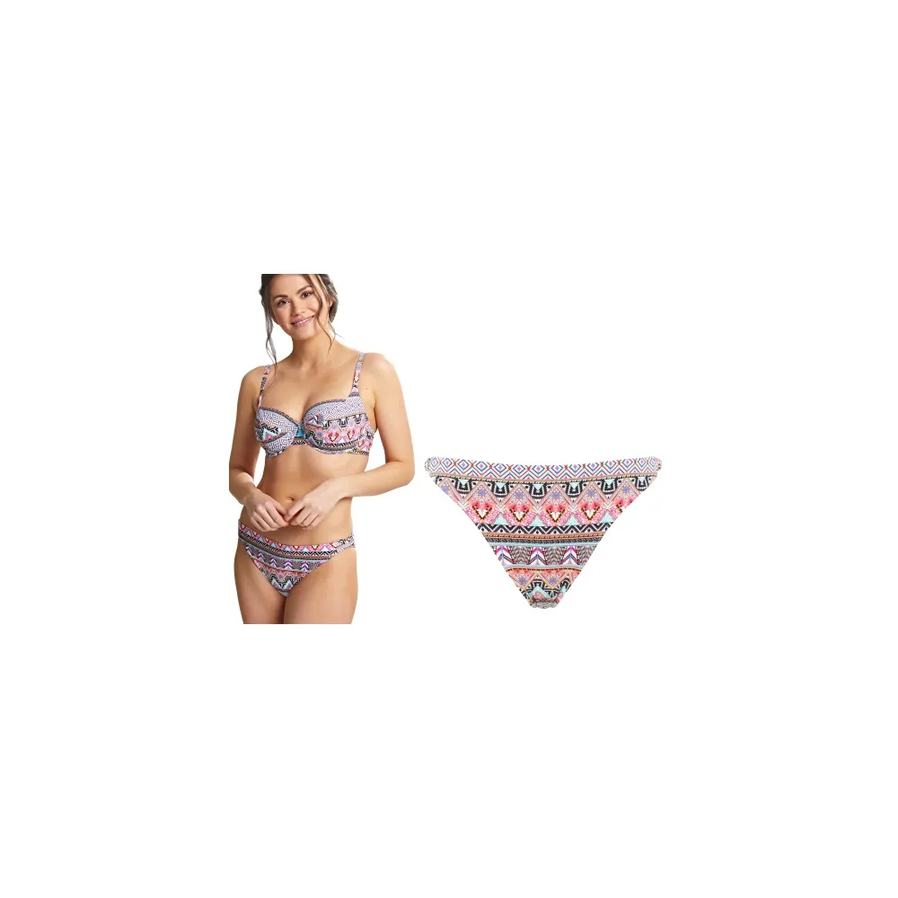Panache Ectlectic figi klasyczne boho print majtki do stroju kąpielowego