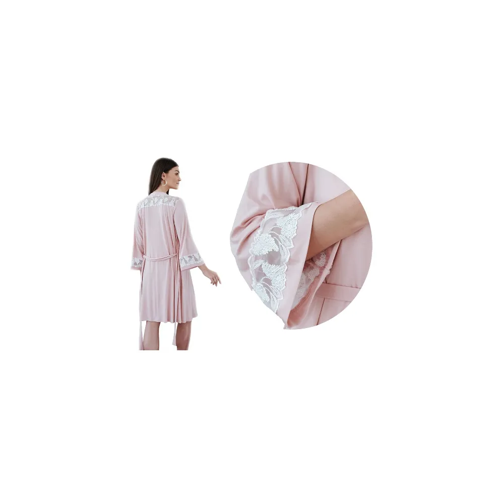 Oh!Zuza szlafrok 3819 dusty pink (Vanilla night&day)