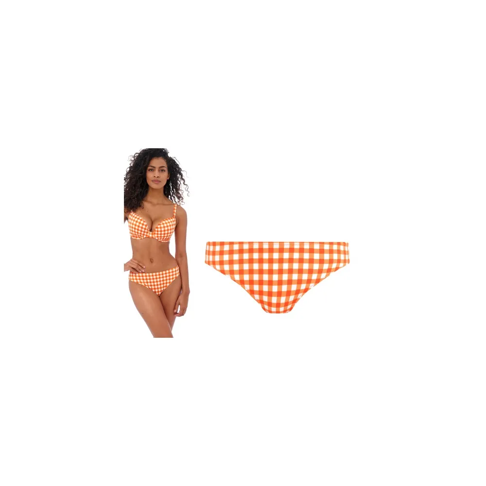 Freya Check in zest figi bikini majtki do stroju kąpielowego