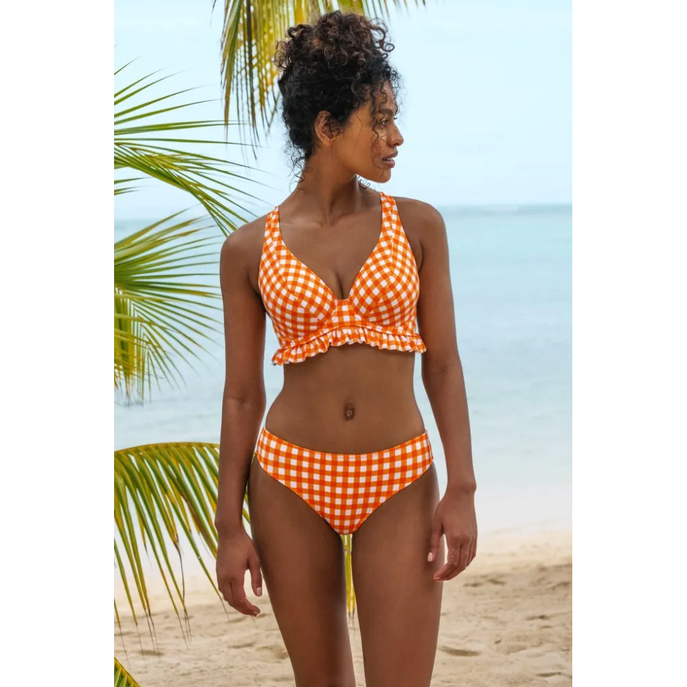 Freya Check in zest figi bikini majtki do stroju kąpielowego
