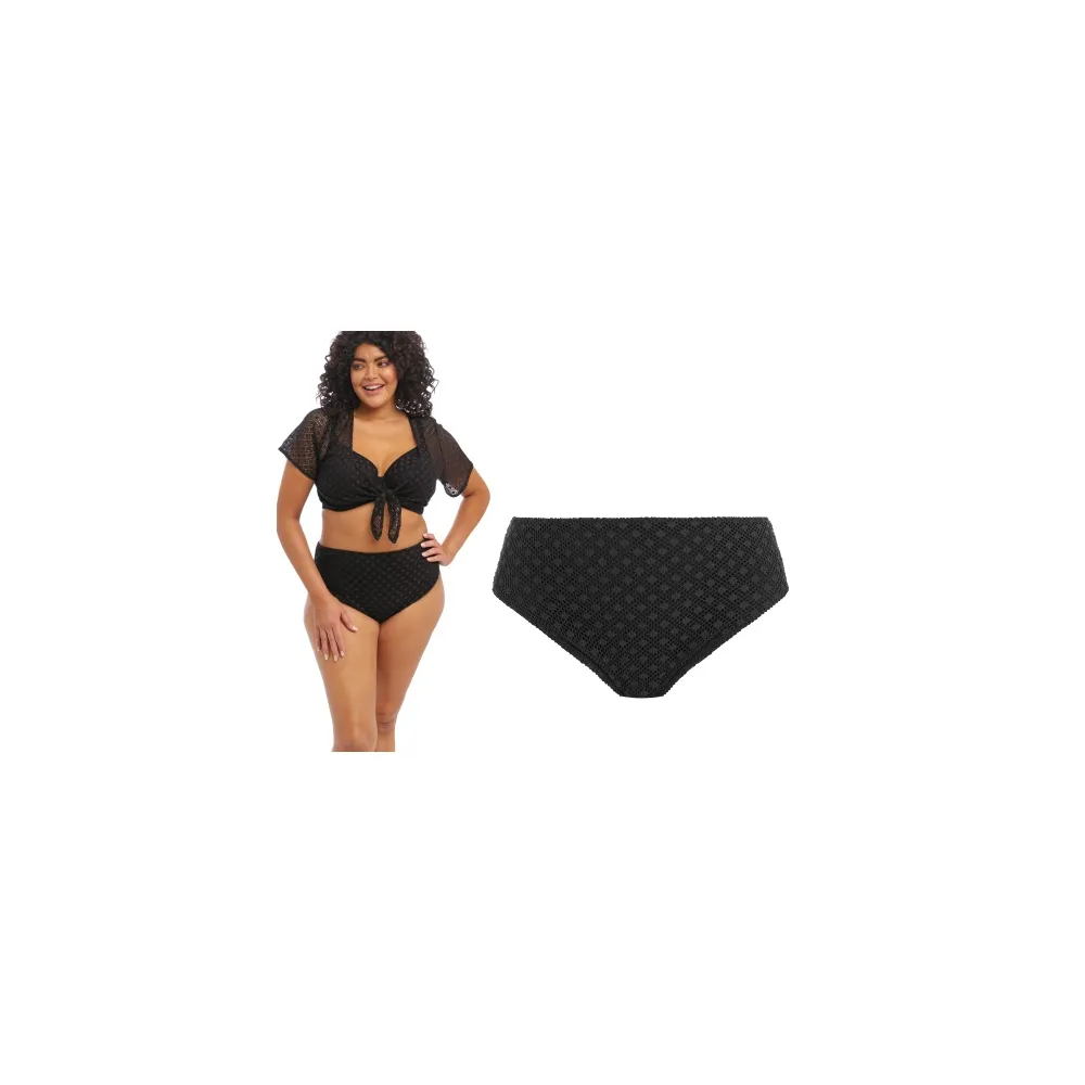Elomi Bazaruto black figi midi do stroju kąpielowego
