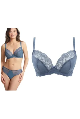 Panache Ana vintage blue biustonosz soft plunge