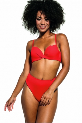 KrisLine Capri brassiere roma czerwony biustonosz do stroju kąpielowego push-up