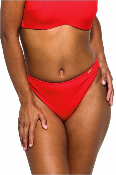 KrisLine Capri czerwone figi bikini do stroju kąpielowego