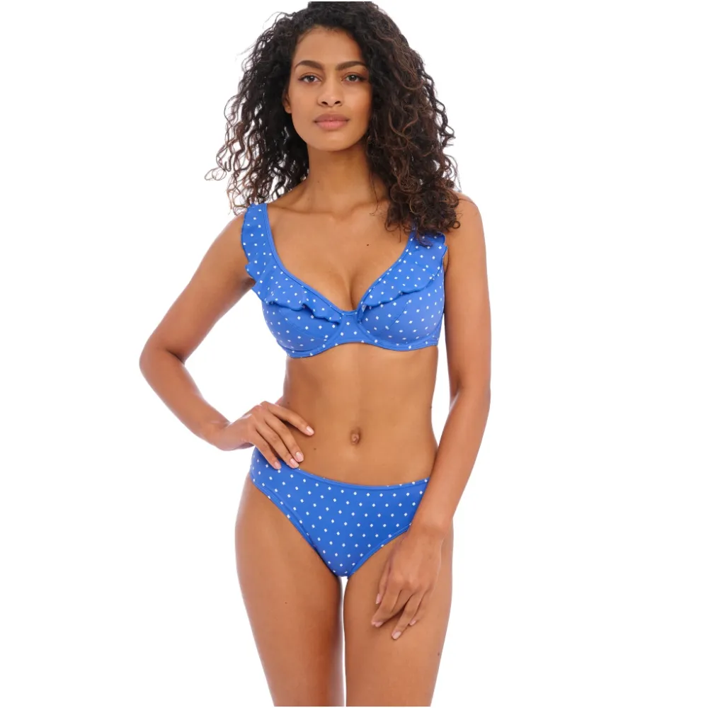 Freya Jewel Cove azure high apex biustonosz do stroju kąpielowego
