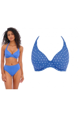 Freya Jewel Cove azure halter bikini biustonosz do stroju kąpielowego