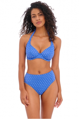 Freya Jewel Cove azure halter bikini biustonosz do stroju kąpielowego